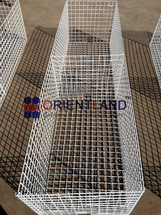 Heavy Gauge Pvc Coated Welded Mesh Gabions Baskets 2m L X 0.5m W X 0.5m H