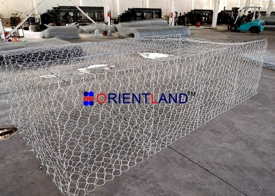 3.9mm Triple Twisted Retaining Wall Gabion Baskets For Heavy Duty Applications