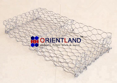 Latvia Permeable Gabion Wire Baskets For Embankment Aperture 60×80mm
