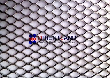 Durable Expanded Metal Wire Mesh , Expanded Metal Screen Slip Resistant Surface