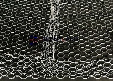 Geo Wire Gabion Wall  Baskets Double Twisted Hexagonal Type For Coastal Defence