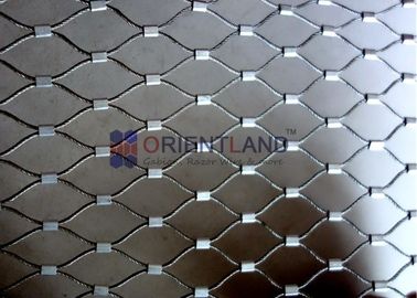 SS 304 SS 316 SS 316L Balustrade Cable Mesh Aviary Wire Netting 7×7 / 7×19