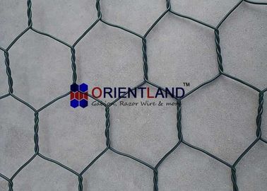 High Strength Hexagonal Wovenmesh Gabion Rolls Rock Netting Fall Protection