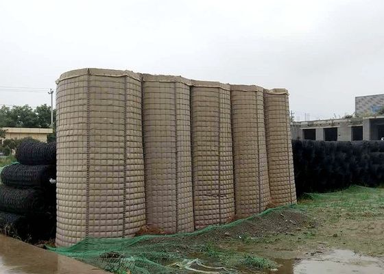 Zinc Aluminum Alloy Military Hesco Barriers Hesco Defense Wall Welded Mesh