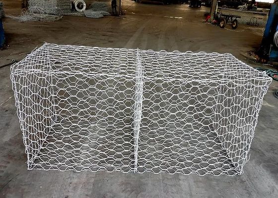 10% Aluminum 90% Zinc Coated Channel Linings Gabion Wire Mesh