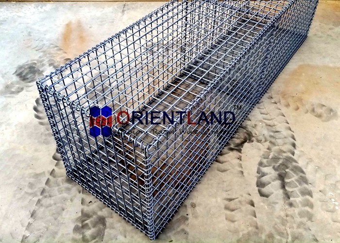 Heavy Gauge Pvc Coated Welded Mesh Gabions Baskets 2m L X 0.5m W X 0.5m H