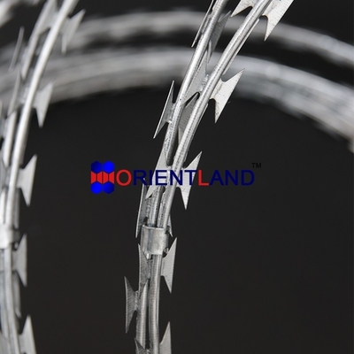 Concertina Razor Fencing Wire Cross Type Barbed Tape Perimeter Barriers