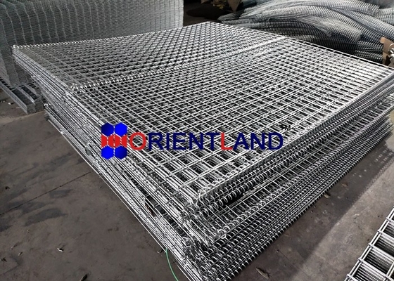 Geo Textile Lined Welded Mesh Barrier Coated To ASTM A 856 Conform To BS EN 10218-2:2012
