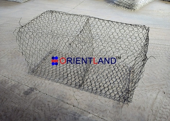 Hexagonal Hole Pvc Coated 2.7mm Gabion Wire Baskets 1mx1mx2m