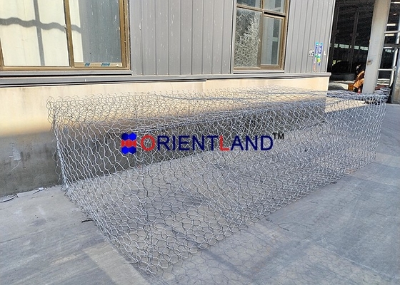 3.9mm Triple Twisted Retaining Wall Gabion Baskets For Heavy Duty Applications