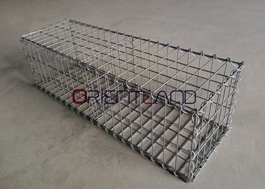 Hot Dipped Galvanized Welded Gabion Baskets Aperture 5cm×10cm Size 1m×0.3m×0.3m