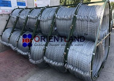 Triple Strand Razor Wire Fence Wall Obstacles Pyramidal Type 10m Length