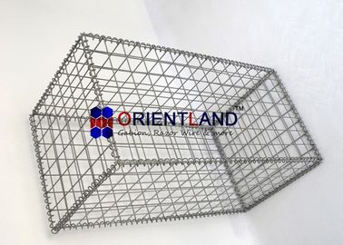 Galvanised Steel Welded Gabion Baskets Fence Stable Performance Weather Proof