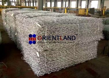 Geo Project Hexagonal Gabion Box , Heavy Zinc Coated Gabion Wire Mesh Boxes