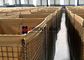 Sand Wall Welded Mesh Defensive Barrier Container Units Customized Colors