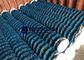 Blue Vinyl Coated Cyclone Wire Mesh Security Fencing Residential Grade