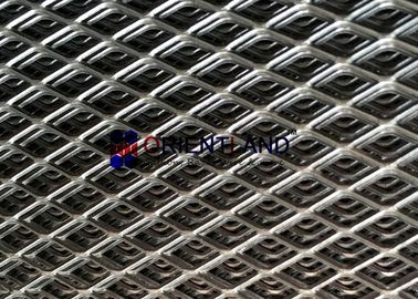 Raised Expanded Mesh Screen Grating Low Carbon Steel Material High Strength