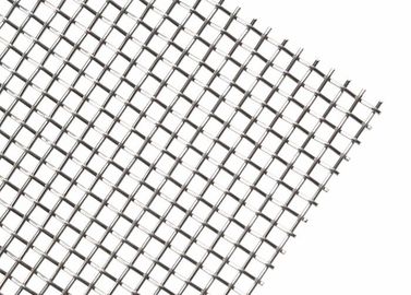 Square Decorative Woven Wire Mesh Sheets Customized Alkali Resistance