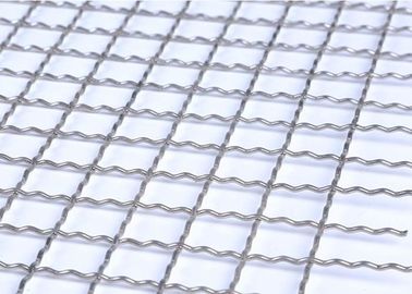 Crimped Stainless Steel Woven Wire Mesh Screen Barbecue Grill Mesh Anti Corrosive