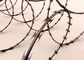 CBT Concertina Razor Barbed Wire Coil Used In Prison Barriers / Detention Camps