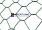 Professional Retaining Wall Mesh Cages , Woven Mesh Rock Gabion Baskets