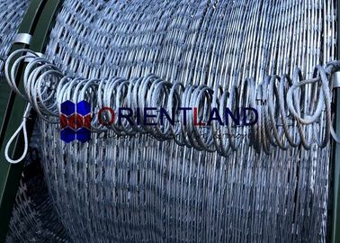 Concertina Razor Wire Fence For Rapid Deployment System 2.5mm Diameter Triple Strand