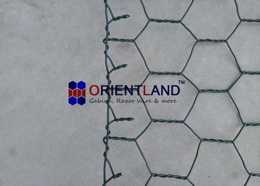 High Strength Hexagonal Wovenmesh Gabion Rolls Rock Netting Fall Protection