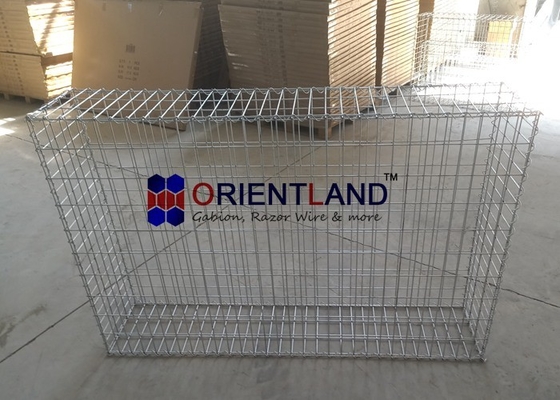 Galfan Wire Welded Gabion Boxes 95% Zinc 5% Aluminum En 10244-2