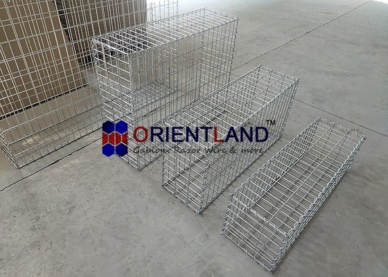 Galfan Wire Welded Gabion Boxes 95% Zinc 5% Aluminum En 10244-2