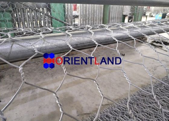 Triple Twisted PVC Coated Gabion Wall Baskets 100x120mm